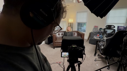 Behind the scenes on a ProLight Media shoot