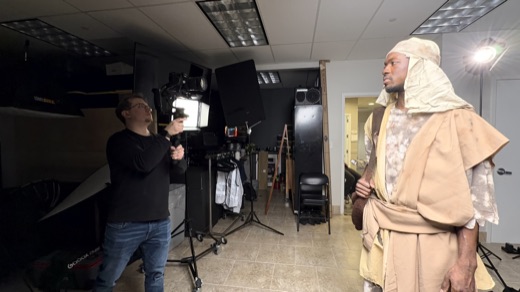 Behind the scenes on a ProLight Media shoot